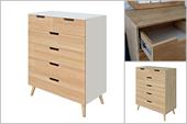 Комод Райтон высокий Lagom (6 ящиков)